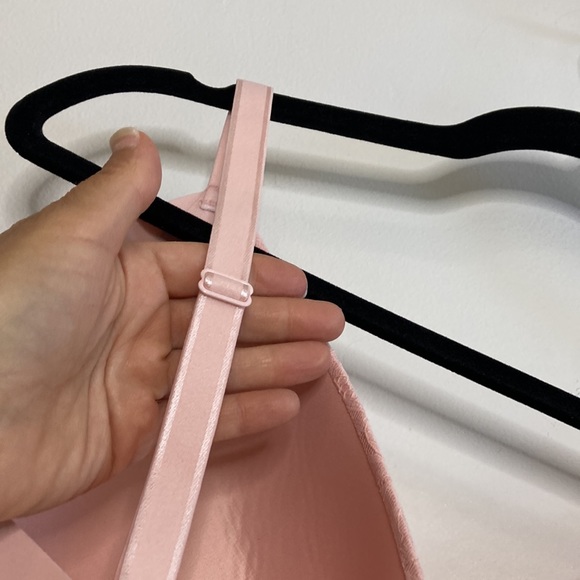 Knix Pink Lace Wingwoman Size 8 40D 40DD 40E 42D 42DD 42E Floral Wireless Comfy - Picture 6 of 13